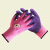 儿童防护手套防割防刺劳保宝宝小手套赶海园艺喂宠物幼 粉紫色1双装 适合3-8岁[165厘米左右]