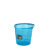 手提家用水桶塑料水桶大号学生洗衣桶洗澡小桶储水洗车桶子泡脚桶 静湖蓝12L