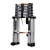 镁多力midoli 铝合金加厚伸缩人折叠梯子MDL-350WZ德国安全梯外支撑加强款人字梯3.9+3.9米