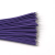 丢石头 24/30#电子连接线 OK线飞线PCB跳线面包板线 双头镀锡铜芯连接线长导线 100条/件 紫色 24AWG,10CM