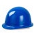 盾守安全帽防砸工地领导监理建筑施工头盔新国标免费印字耐高温蓝色