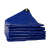 立采 蓝色刀刮布加厚防水布pvc高强丝篷布 8x15m 1件价