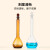 玻璃容量瓶棕色透明A级10251002505001000ml毫升定容瓶实验室器材 湘玻1000mL透明 1个 A级可