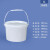 水杉塑料桶透明桶打包桶0.9-5L零食杂粮饼干桶麦丽素桶批发 白色-3000ml(桶盖/桶身 可做精美印刷)