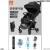好孩子（gb）婴儿车推车轻便伞车可坐躺折叠便携新生儿宝宝手推车小情书 D628C全蓬透气款经典黑 免安装，
