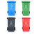 分类回收垃圾桶；材质：PE聚乙烯 容量：240L 类型：带轮带盖