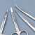 赫思迪格 JG-287 实验用剪刀 不锈钢剪 手术剪刀 直尖弯尖 多功能绷带剪手术剪 眼科直尖10cm