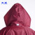 天堂 雨衣雨裤套装 N211-7AX双层加厚分体长款防暴雨披 酱红色 XXL