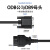 尽能 OBD转DB9汽车转接线 串口232诊断工具网关连接线 OBD公头转6个DB9(电源款) 2米 JN-OBD/DB9-R7
