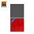 爱柯布洛 消毒地垫竖版C款 清洁吸水垫 加消毒水使用 红色+灰色 0.6*0.9m+0.6*0.9m 彩标套装 定制