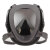 3M 6800 全面型防护面罩（中号）喷漆防毒面具 透明全面罩防护面具 1个 黑色 均码