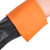 金诗洛 KSL021 耐酸碱橡胶乳胶工业手套 防油耐磨防护防滑劳保手套 加长加厚 黑色45cm