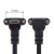 螺丝USB-C数据线Type-C锁紧适用Reaense R200 SR300 D415 D435 直头带螺丝 5m