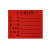 聚远 JUYUAN 质检标签彩色物料标识卡仓库出货标记贴不干胶纸卡不合格标签纸红色50×60mm1000枚1包 1包价