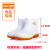 大码白色雨鞋食品厂工作雨靴防滑食品卫生靴防油加绒加棉保暖水鞋 509中高筒白色加厚款 39