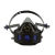 HF-802SD防毒面具硅胶呼吸器带传声振膜扬声器防护面罩口罩 HF-802SD中号 单面具 带扬声器