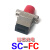 电信级法兰头SC-FC-LC方头/圆头光纤耦合器光纤适配器转接并回收 LC-LC法兰耦合器