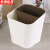 京洲实邦 干湿分类塑料垃圾桶办公室卫生间无盖垃圾纸篓【绿色】ZJ-2272