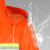 者也（ZYE）路政橘色雨衣环卫工人连体雨衣成人防水防汛桔色外卖长款雨衣骑行户外徒步可定制logo 长款 185码