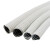 定制包塑金属软管白色蛇皮管阻燃PVC电线电缆保护套管 加厚10mm/100米