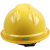 梅思安 10146672 V-Gard500豪华型黄色ABS安全帽带透气孔帽壳 一指键帽衬针织布吸汗带 D型下颌带*1顶