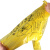 沸耐笙 FNS-14840 黄色加厚耐用PE新料垃圾袋/100只 手提式30L/60cm*70cm 1件