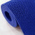 PVC塑料地垫浴室洗手间厕所厨房浴室垫S型镂空网眼脚垫门垫定制单位：米 蓝色 0.9m宽*1m长(厚度4.5mm)