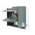 金羚 方形百叶排气扇 卫生间厨房强力工业排风换气12寸半金属带网APB30-6-30(HJ1)