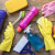赛立特安全SAFETY-INXS 清洁手套 L28600 黄色橡胶手套 厨房家务洗碗手套 中码 1双