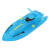 BREAZA遥控船高速大轮船充可下潜游艇模型男孩防水上灯光儿童小快艇玩具 0cm 蓝色大号 官方标配三电