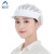 阿力牛 ATH-022 工作帽子 女车间工厂防尘透气 食品厂包头 卫生餐饮 厨师帽 全网白色 
