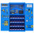 楚钰重型五金工具柜加厚双开门多功能车间修理铁皮柜子收纳储物柜 CY-512蓝色B55配件包