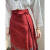 百丽驼美士 BALITOMMS红色马面裙新中式改良礼服裙新款国风套装汉服长袖冬季 白色上衣+马面裙(套装) S