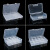 pp电子盒小螺丝五金工具收纳盒透明配件样品首饰塑料零件盒 SYC-223-1蓝色空盒