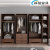 昂范北欧衣柜现代简约经济型五门实木质板式主卧室家用柜子大衣橱 A款柜(长0.8米)(灰色) 组装