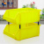 固乡组合式零件盒物料盒元件盒螺丝分类收纳盒斜口塑料盒（黄色R5号450x290X170mm）