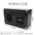 海天注塑机电源盒工业插头插座5芯三相五孔16A/32A黑色塑料插座盒 单个4孔空铁盒