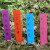 安赛瑞 一字型加厚PP标签 农业塑料插地签 花卉植物分类标记牌 粉色长10cm宽2cm 500个 530276