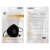 名典上品KN95口罩含活性炭防沙尘防飞沫PM2.5异味保暖 带呼吸阀M950VC 3只