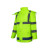 久臻 8015  交通警示分体雨衣雨裤套装 交通路政巡逻YGL04款 可定制 荧光绿 L165