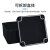 百舸 黑色ABS塑料防水盒户外室内电缆防水接线盒塑料电源分线盒100*100*75（AG新料）