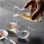 韩国品质公道杯品茗杯客人喝茶杯子茶盏酒杯 B款玻璃品茗杯2只装 2只装 0ml