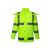 久臻 8015  交通警示分体雨衣雨裤套装 交通路政巡逻YGL04款 可定制 荧光绿 L165