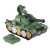 南旗儿童弹射坦克车可发射炮弹装甲军事模型多功能惯性男孩玩具小汽车 实惠对战3只装惯性弹射坦克车绿