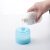智能自动机电动感应器儿童泡沫瓶子泡沫型皂液器 皂液器 按键款蓝色瓶身 250ml