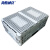 海斯迪克 HKCL-177 euo折叠箱物流箱周转箱筐配送箱 灰色（不带盖）600*400*230mm