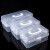 海斯迪克 手提三层多功能收纳盒翻盖塑料存储箱 白色39.5*19.5*16.5cm HKC-514