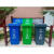 户外垃圾分类亭收集亭垃圾箱街道学校小区环卫四分类回收房广告牌 HF-06款 现货秒发不含桶
