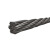 普通钢丝绳 股数6股 根数37根 总直径24mm 材质碳钢