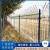 锌钢护栏小区工厂围墙铁栅栏组装式围栏庭院铁艺栏杆烤漆防锈栏杆 【普通款】1.2米高三横梁1米价格